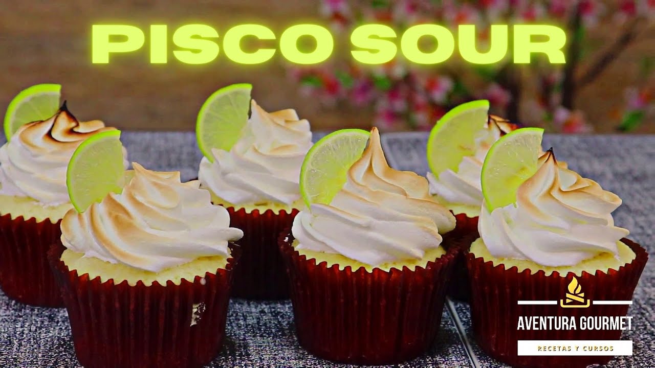 CUPCAKES PISCO SOUR / RECETA 🇵🇪🔥