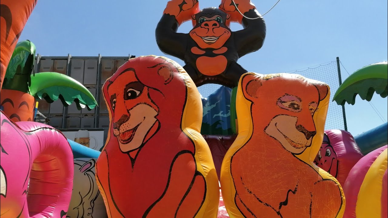 Holická pouť 2020 - King Jungle (skákací hrad) za-jízdy