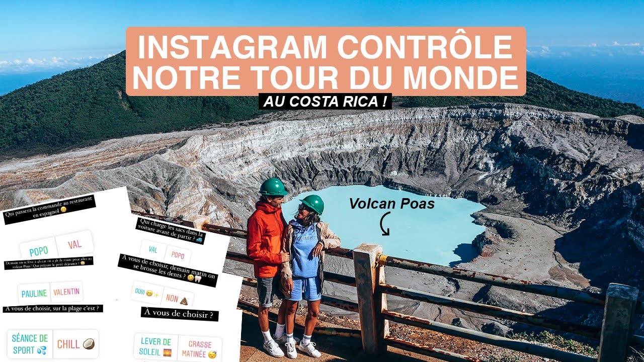 Instagram contrôle notre TOUR DU MONDE...au COSTA RICA ! (Vlog Voyage)