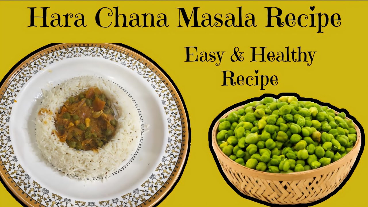 Hara Chana Masala Recipe | Green Chickpeas Curry | हरे चने की सब्जी 