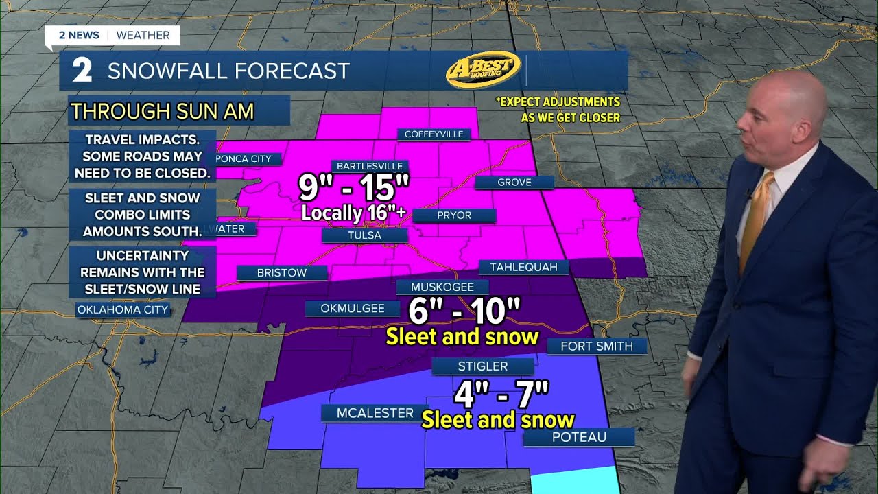 Winter Storm Warning Friday afternoon into Sunday afternoon
