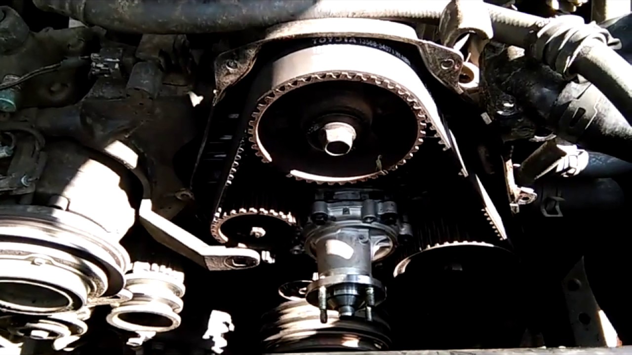 Toyota qualis water pump and timing belt replacement