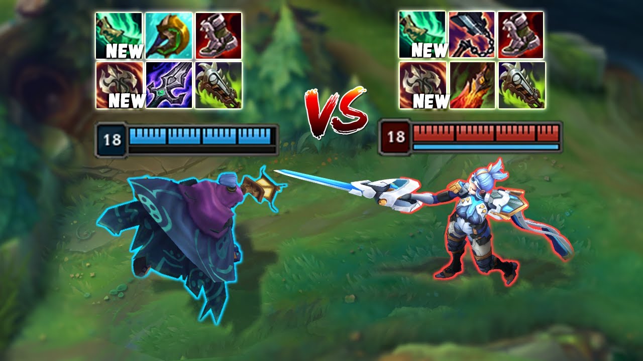 JAX vs FIORA Full Build in Season 13 (League of Legends)