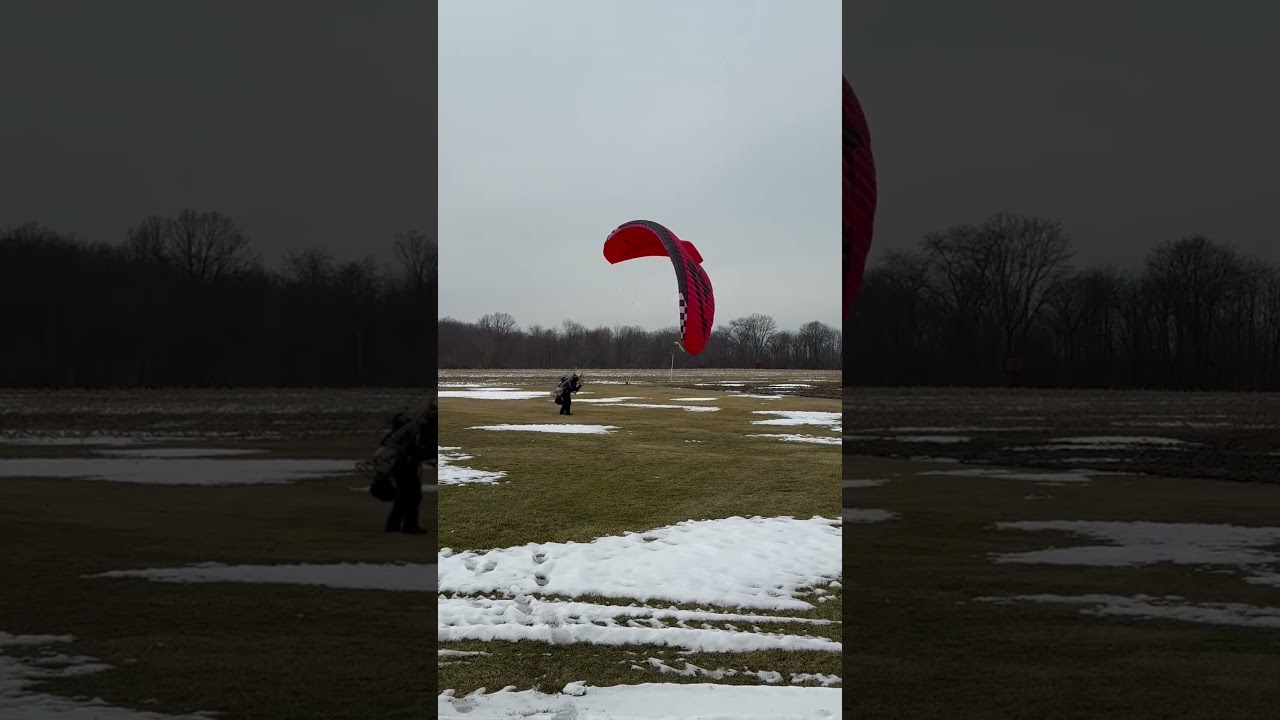 Landing an APCO F7 wing in rough air #paramotor #apcoaviation