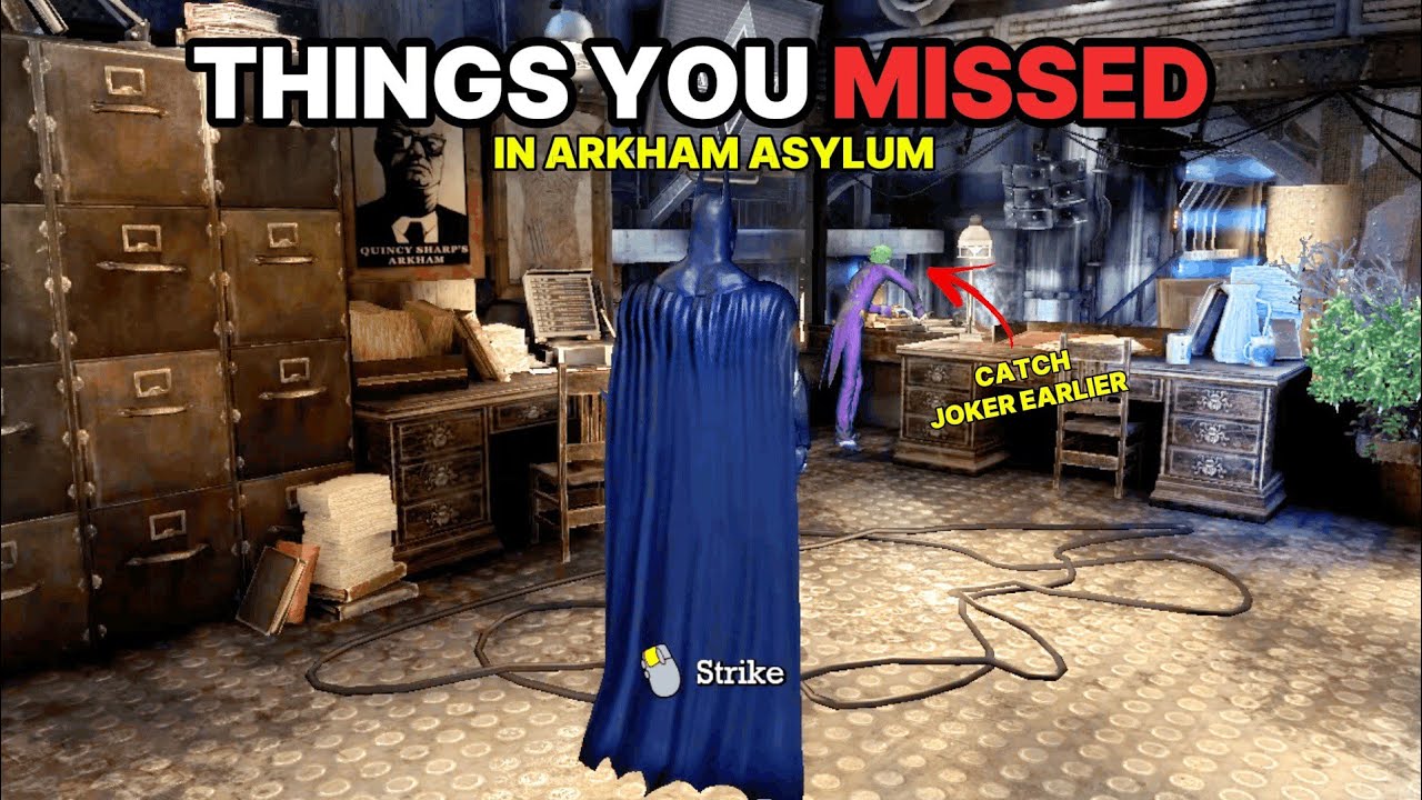 THINGS YOU MISSED IN BATMAN ARKHAM ASYLUM