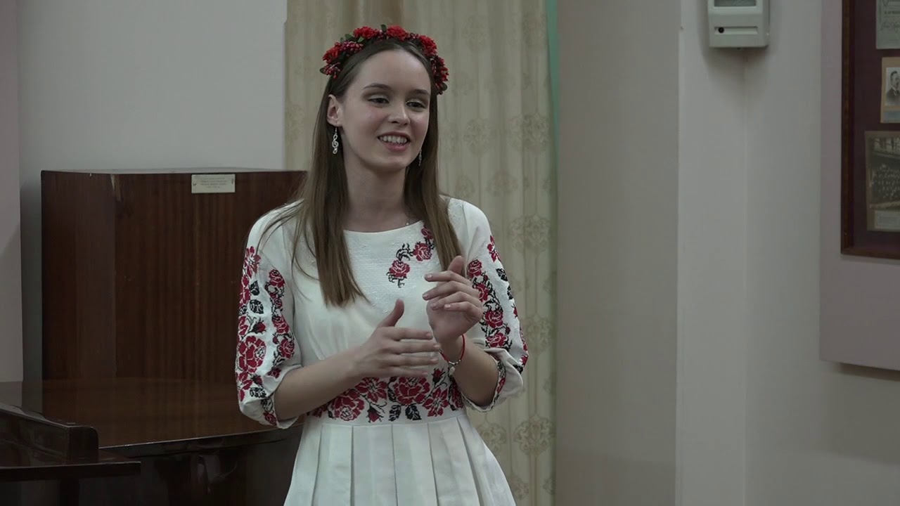 Олександра Кононець. Укр. нар. пісня в обр. М. Лисенка «Ой я в батька єдиниця»
