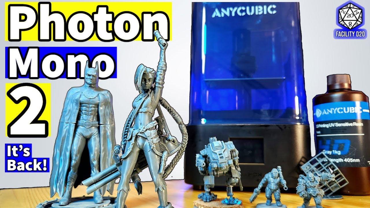 Идеально для новичков? — Anycubic Photon Mono 2 — первый обзор на YouTube