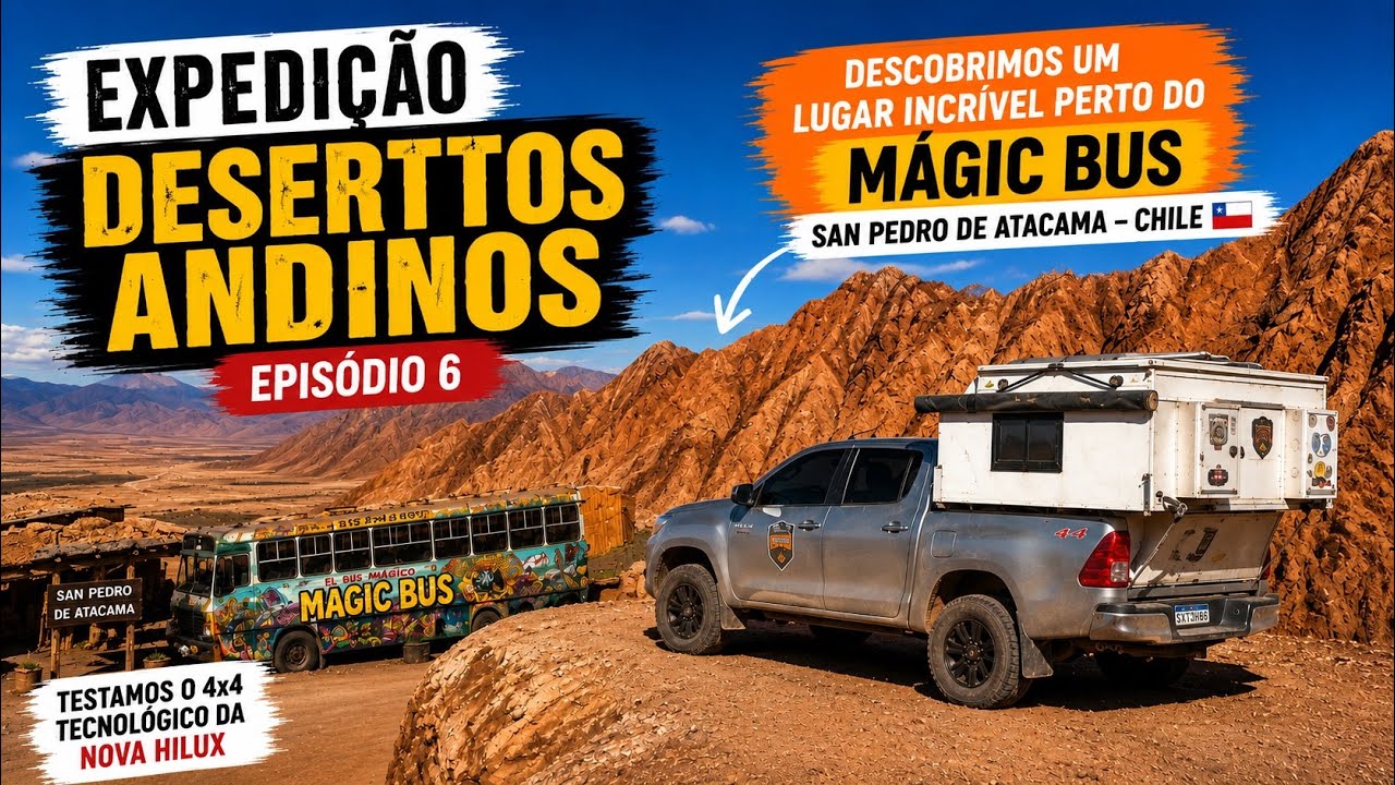 Expedição Desertos Andinos EP.06 - Lagunas Escondidas - Magic Bus - Adobe