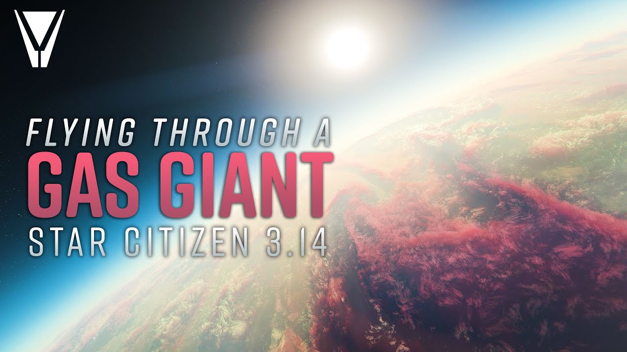 Flying Through a Gas Giant - Star Citizen