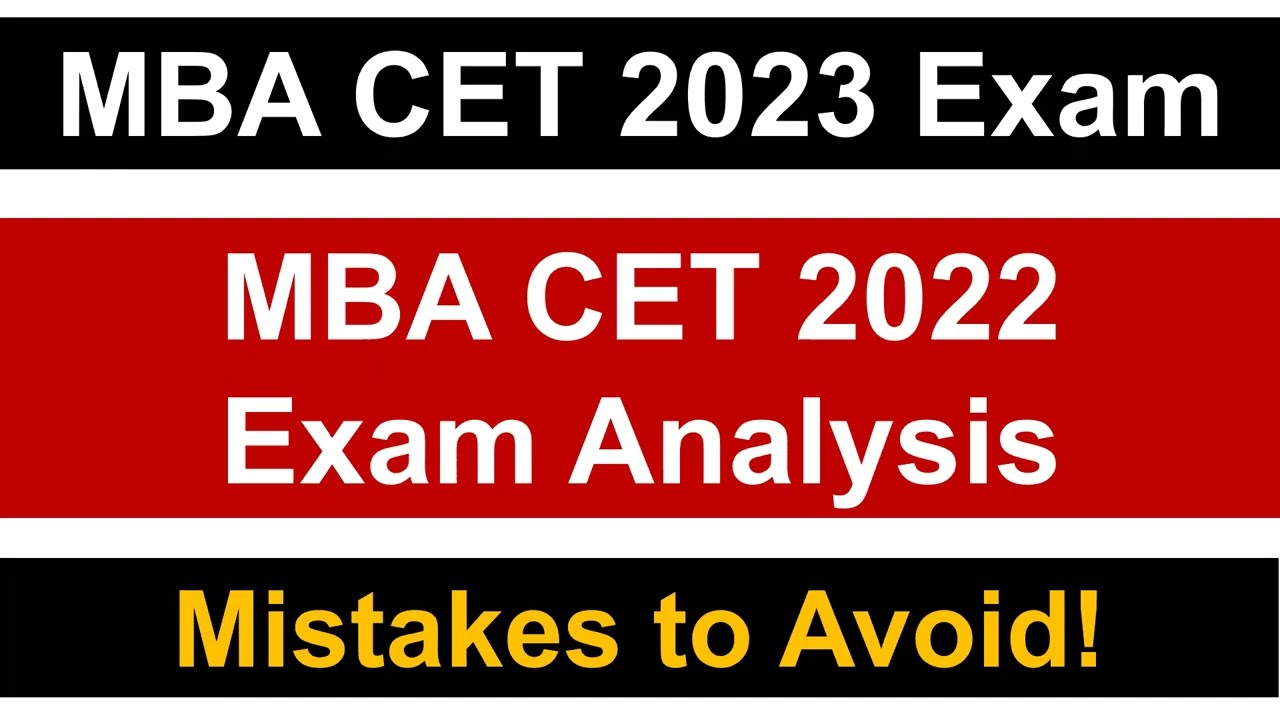 MBA CET 2023 Exam: MBA CET 2022 Exam Detailed Analysis || Key Pointers