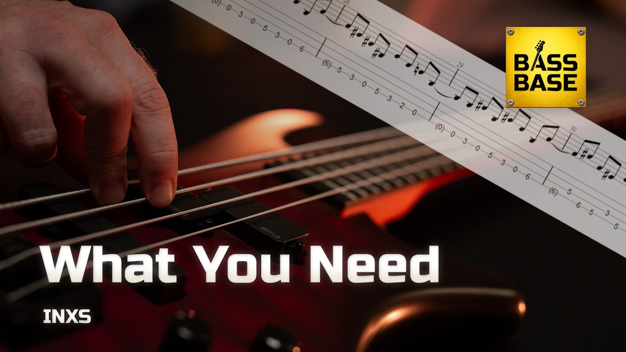 INXS - What You Need - Bass cover with tabs