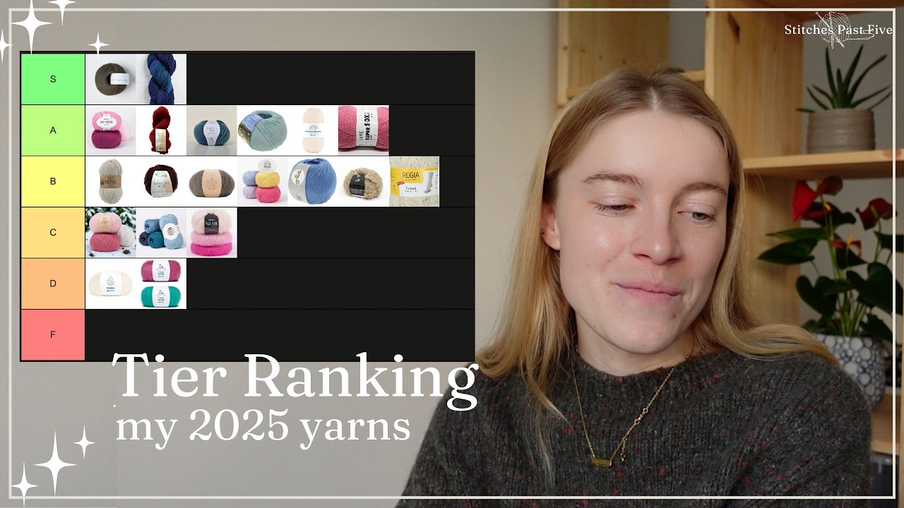 Yarn Tier List 2025 | Ranking Every Yarn I Used This Year