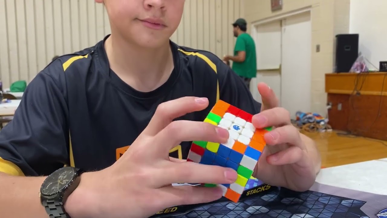 Recap of my cubing competition (face reveal)
