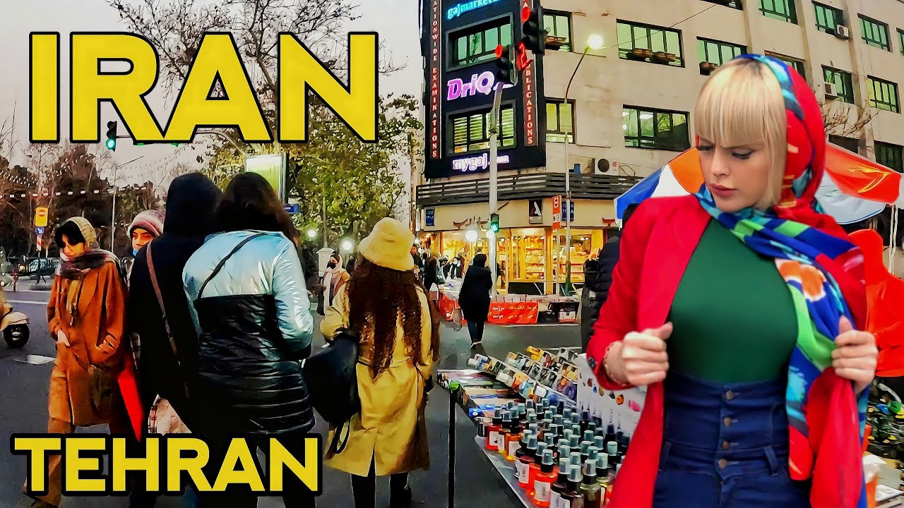 IRAN 2023 walking tour Center of Tehran city iran vlog