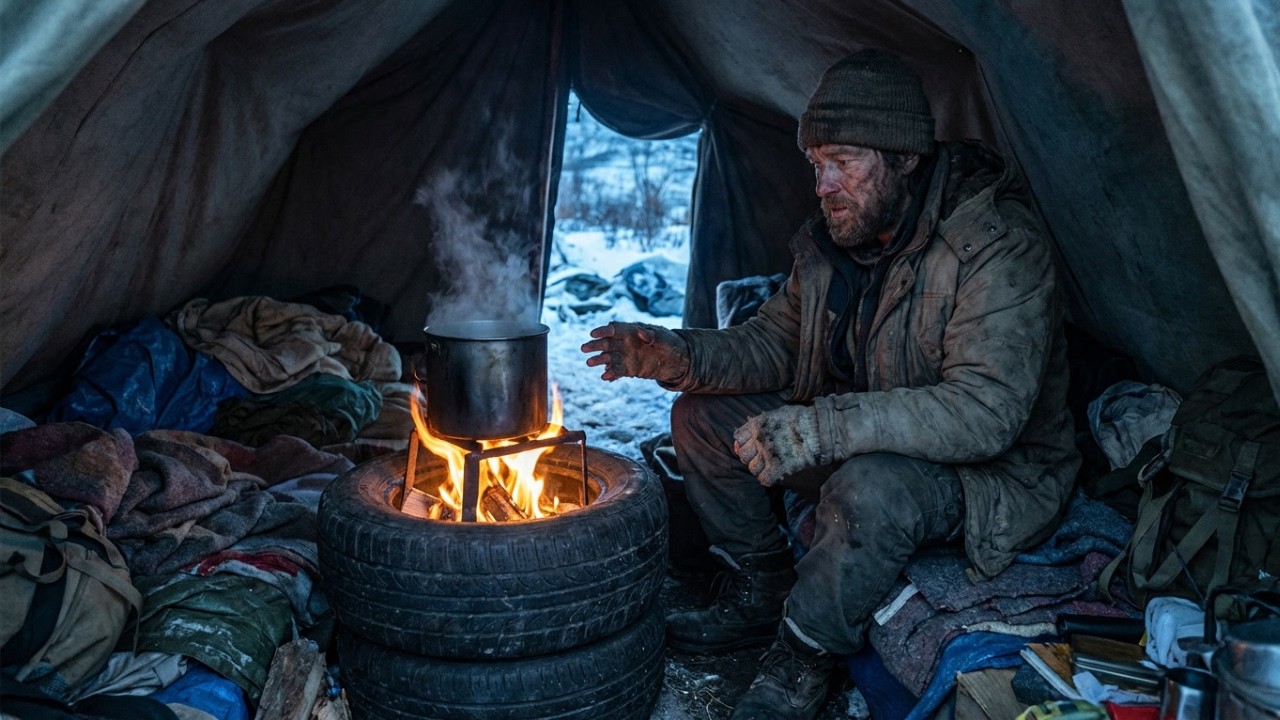 How Homeless People Survive Freezing Winters Without Power