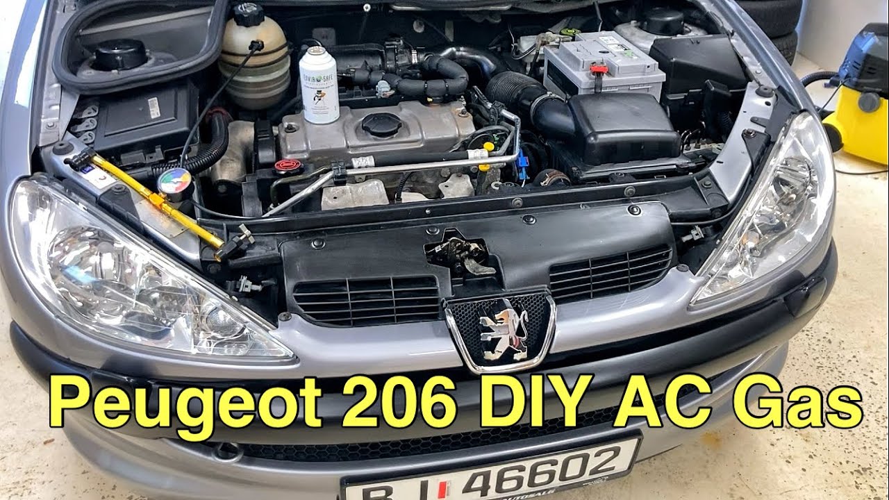 DIY | Fix AC gas on Peugeot 206