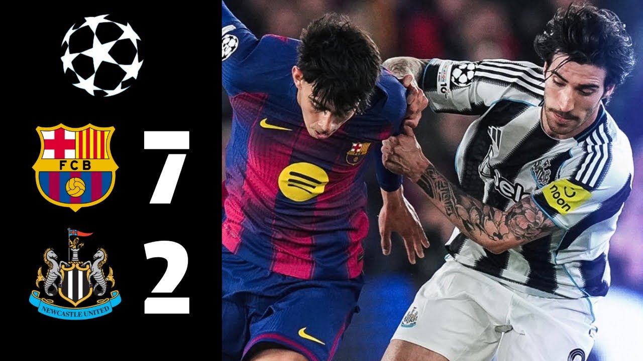 Embarrassing CAPITULATION!! Barcelona 7-2 Newcastle