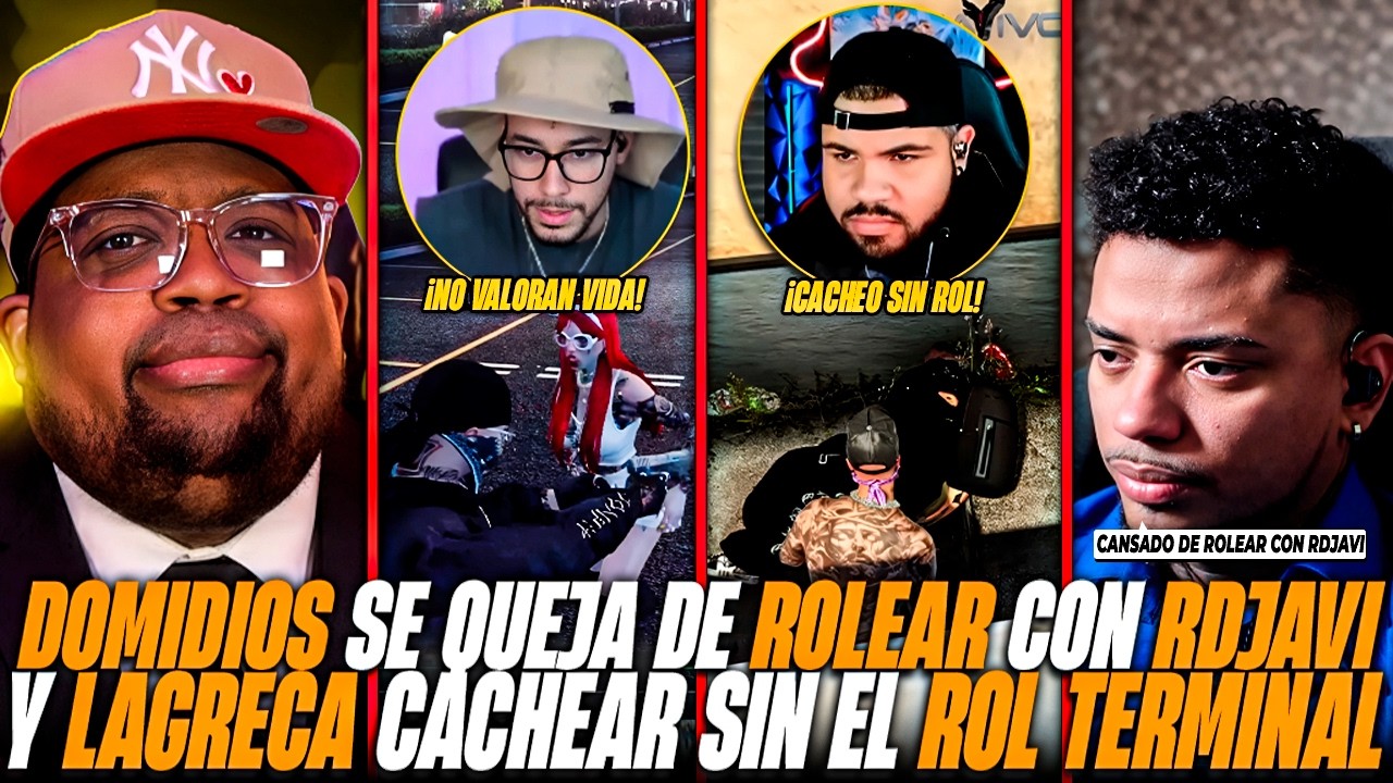 DOMIDIOS SE QUEJA DE ROLEAR CON RDJAVI Y LAGRECA CACHEAR SIN TERMINAR ROL 😱