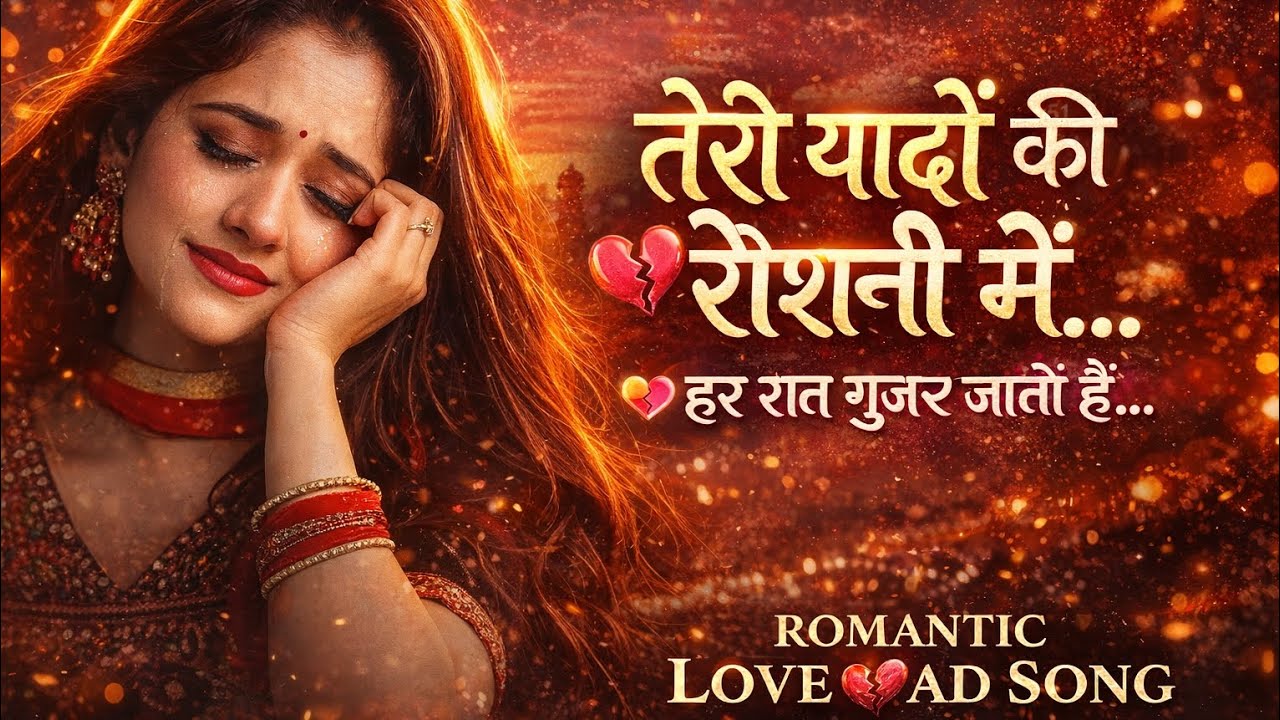 तेरी यादों की रौशनी में | Romantic Sad Love Song 💔