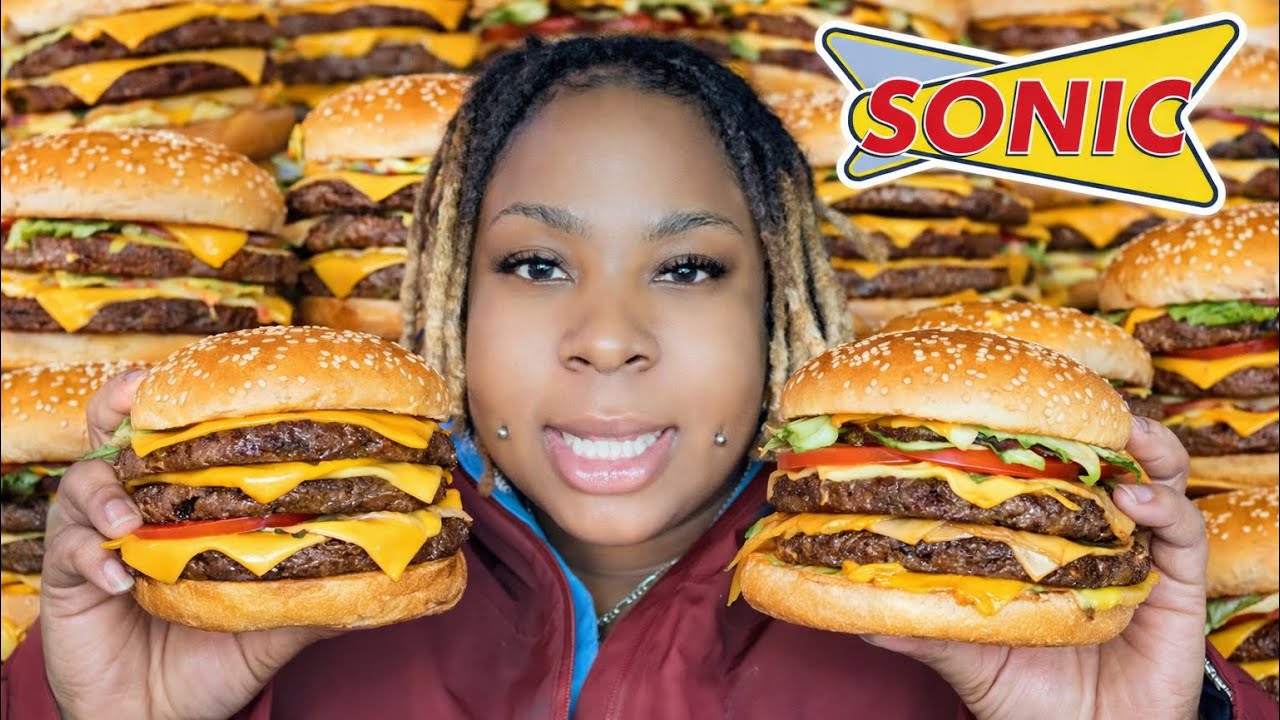 Trying Sonic All New Americans🇺🇸smash burgers 🍔 