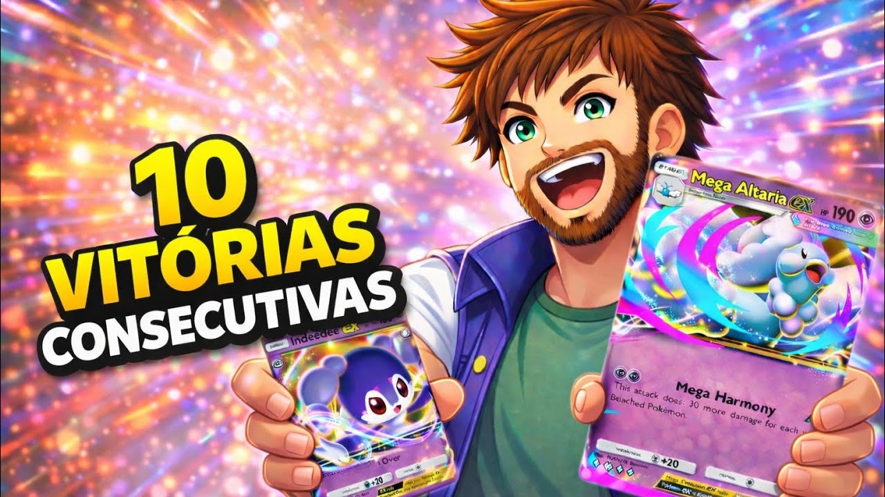 10 VITÓRIAS CONSECUTIVAS! 🔥 Mega Altaria DEU CERTO | Do Zero ao Mestre – Pokémon TCG Pocket