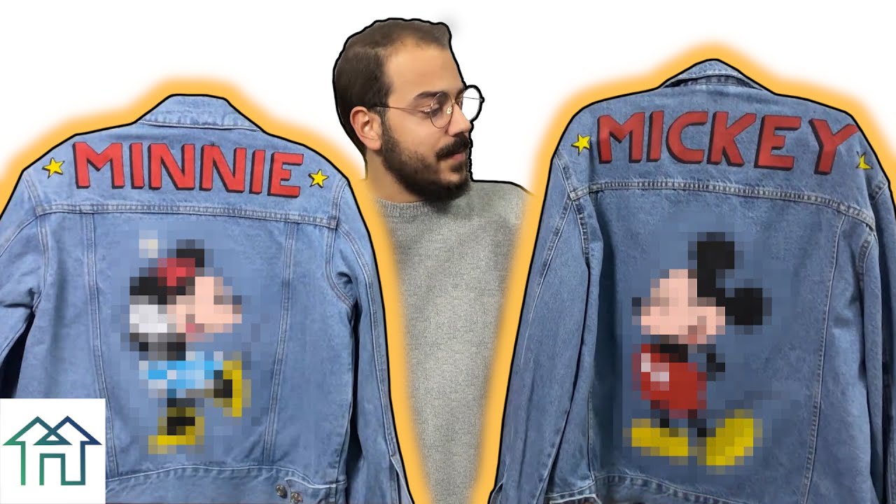 CUSTOMISING Jackets with MICKEY and MINNIE Mouse