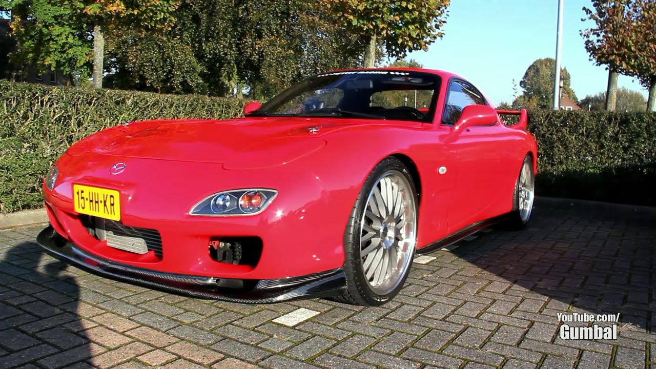 Mazda RX-7 FD3S with 550HP!! Lovely Turbo sounds!! - 1080p HD