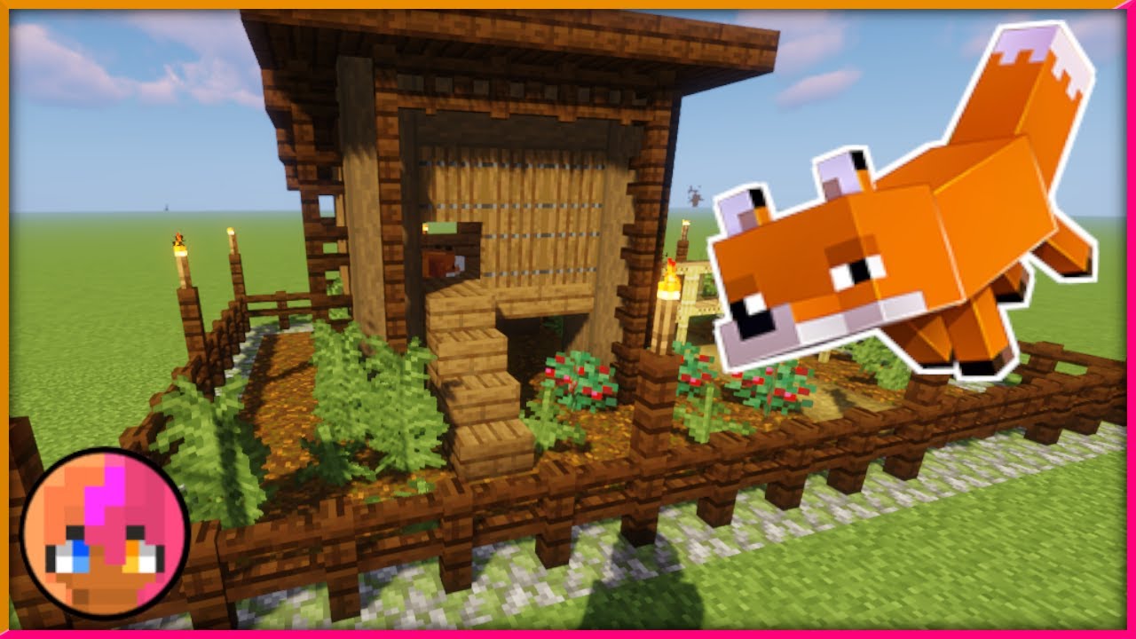 Minecraft: Fox Pen Tutorial