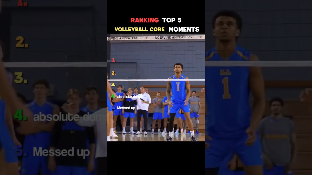Ranking Top 5 volleyball core Moments