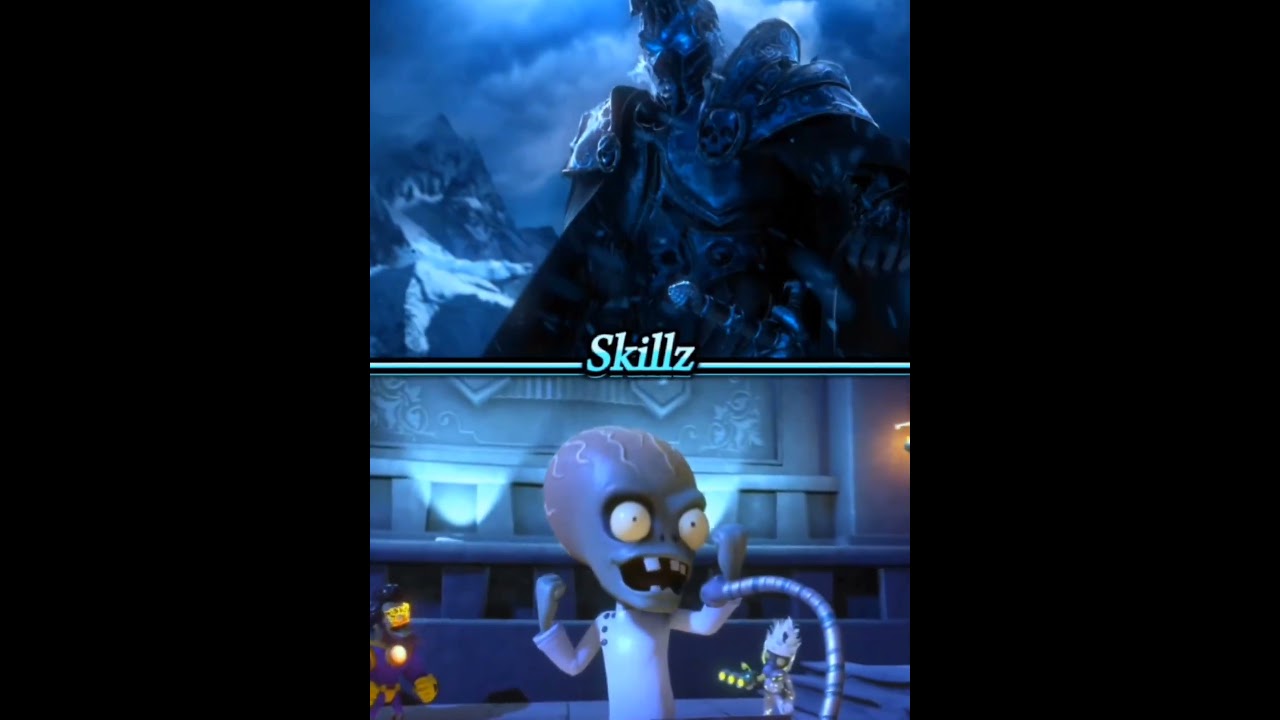 King Arthas Vs Dr.Zomboss #edit #versus #short #pvz #wow #shorts #warcraft #warcraft3