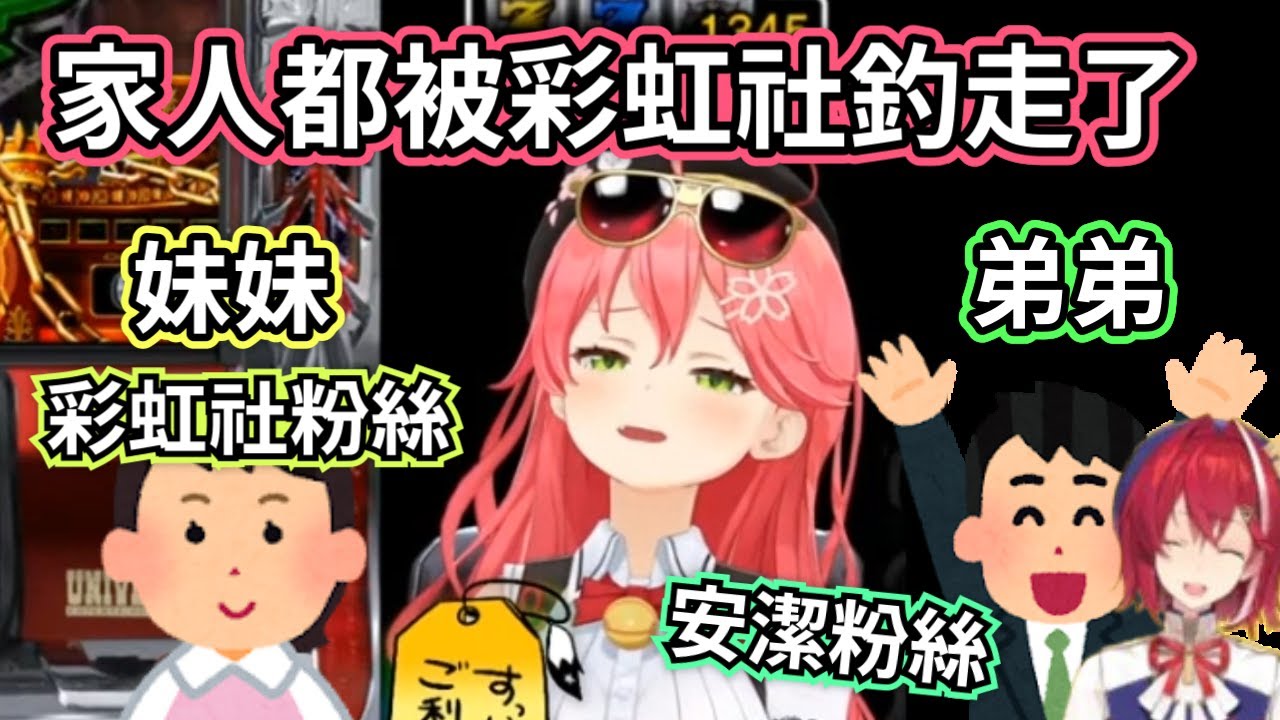 miko的家人都被彩虹社釣走了 弟弟還成了安潔粉絲【櫻巫女/さくらみこ/hololive​​/ホロライブ】【hololive中文】【VTuber中文】(安潔準弟媳前傳)