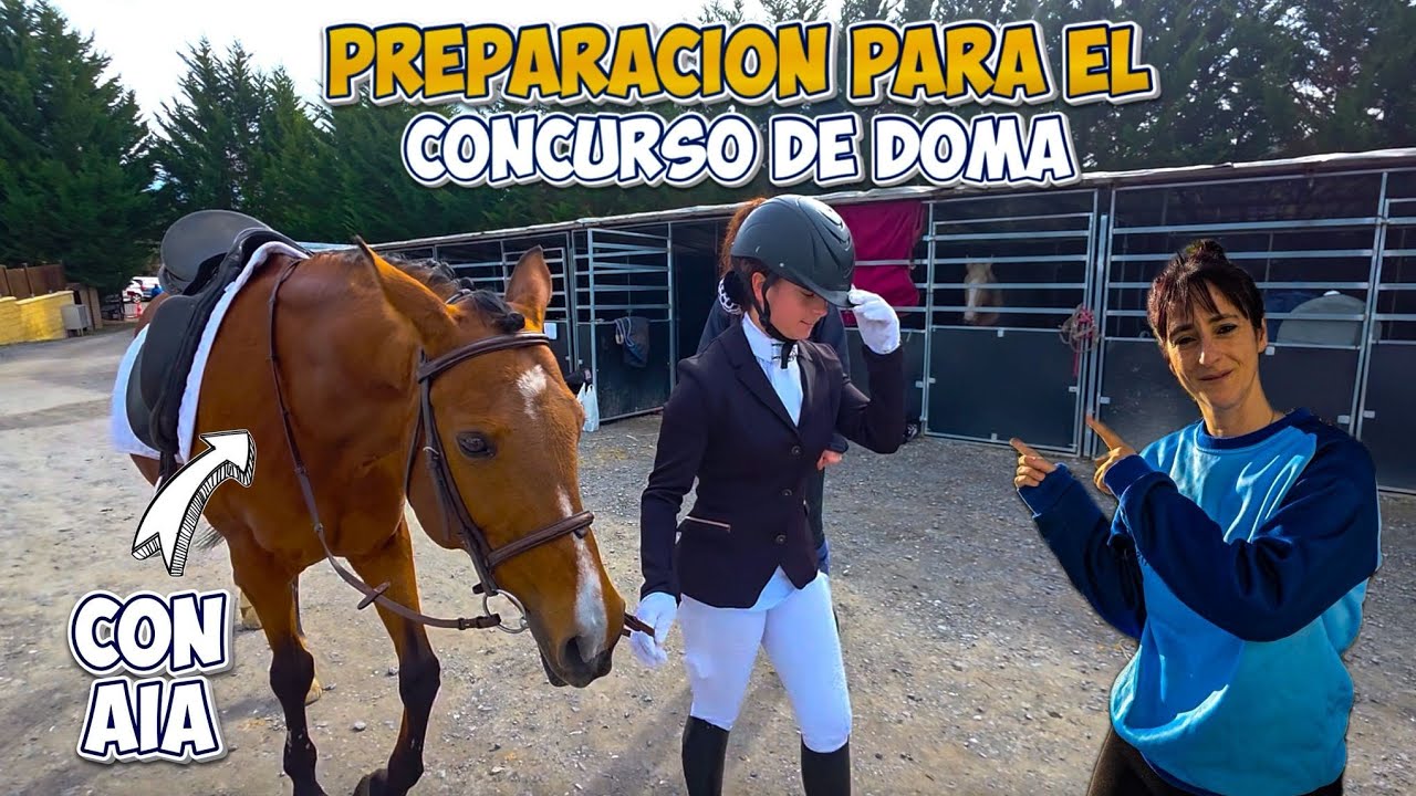 Mi primer Concurso de Doma con Aia 🐴 / Vlog Parte 1
