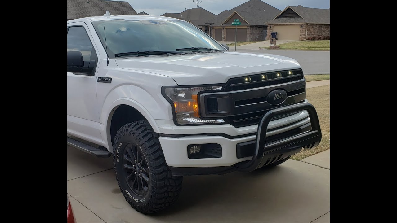 2018 f150 RAPTOR grill light bar/LED headlights install
