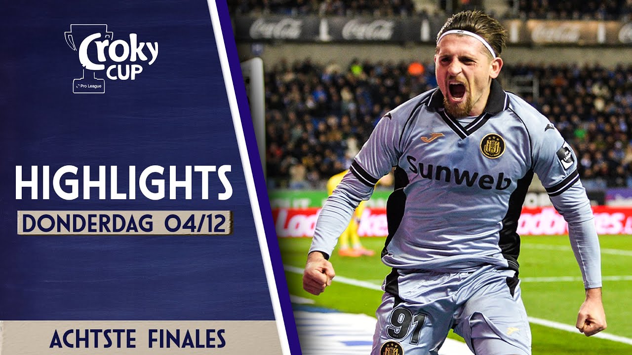 Croky Cup Highlights Magazine | Achtste finales 4/12 🏆📺