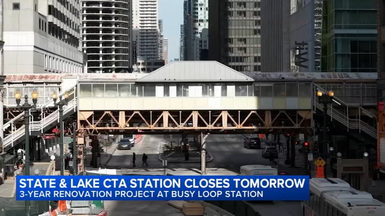 Downtown Chicago CTA station closing for 3 years starting Monday | What to know
