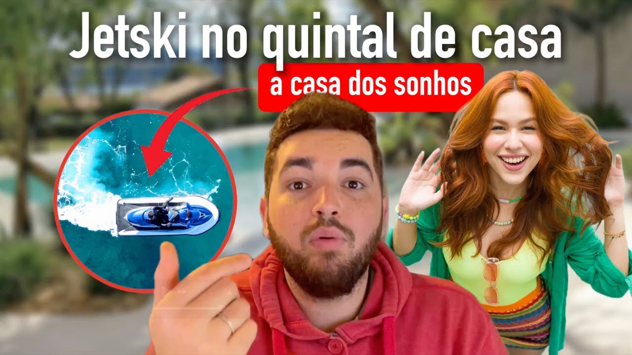 ELA CONSTRUIU UMA PRAIA NO QUINTAL DE CASA 🚨 A INCRÍVEL OBRA NA MANSÃO DA THEULYN REIS | REACT