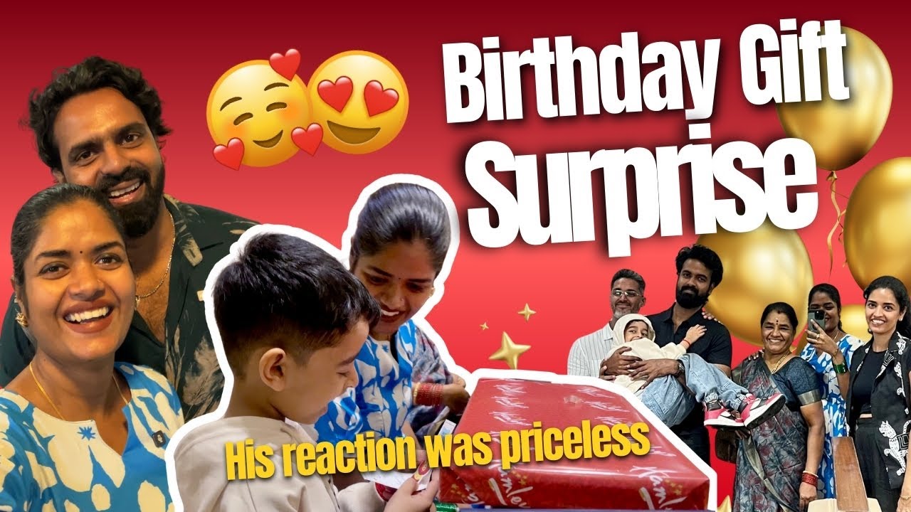 Cutest Birthday Surprise for Booboo Kutty 🎁 | Toy Shopping & Family Time ❤️ | Gowti Sowbi