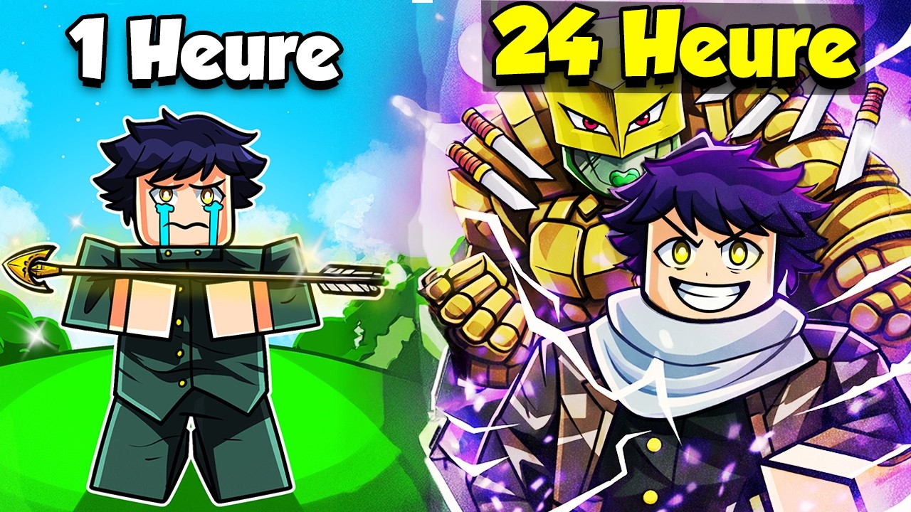 J'ai Survécu 24H dans Jojo Bizarre Adventure ! (Roblox)