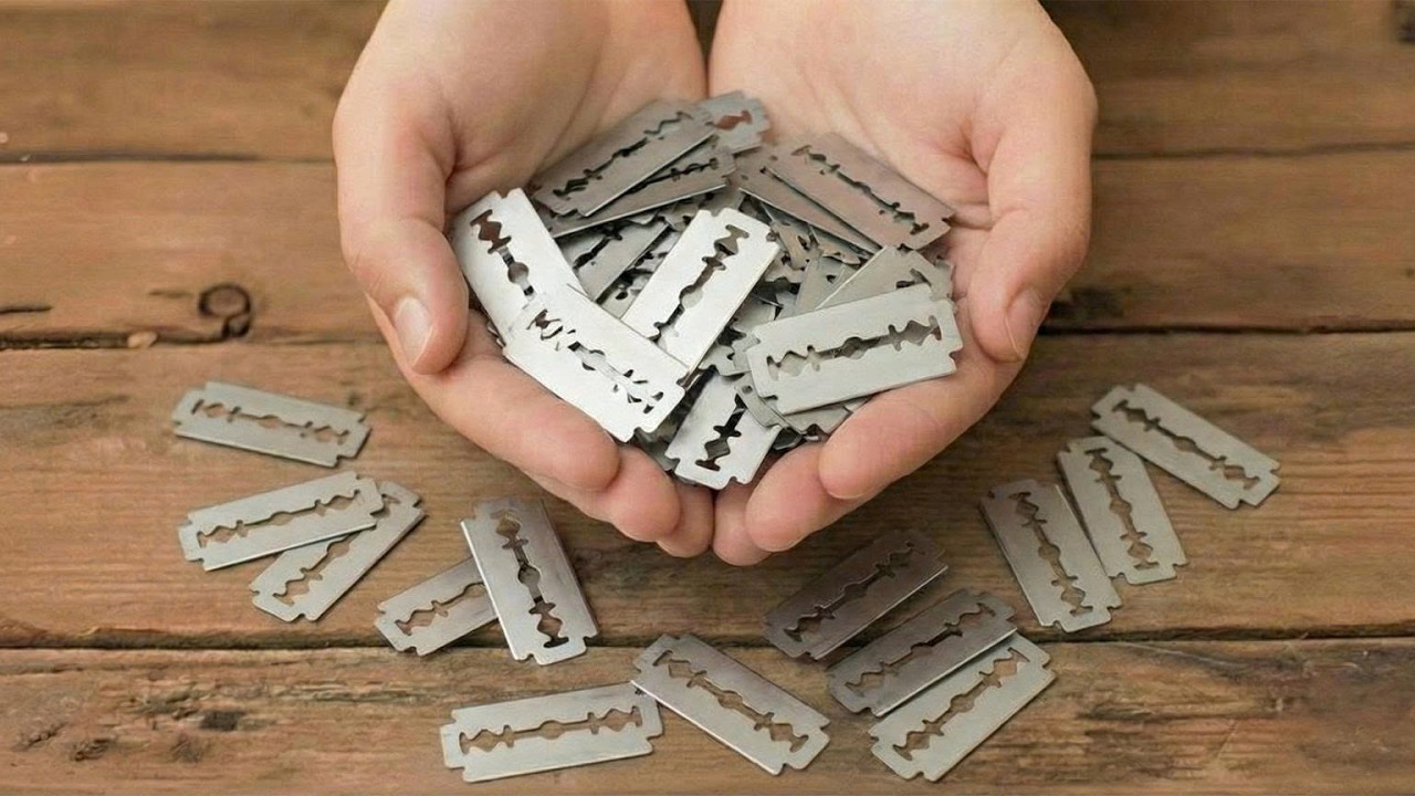 Не выбрасывайте старые лезвия! Только 1% знают секрет их использования 🔥