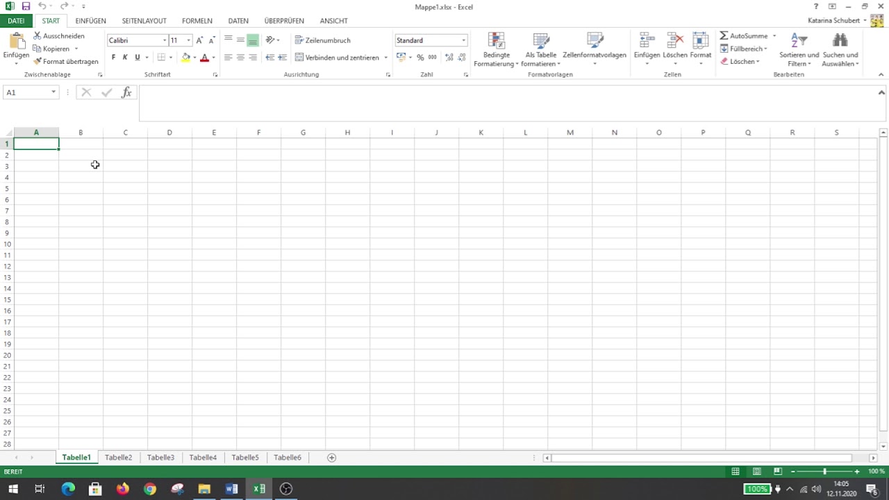 Microsoft Excel: Tabellenblattname als &Uuml;berschrift in Zellen anzeigen