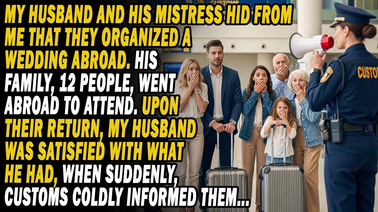 My Husband Secretly Married His Mistress Abroad… Then Customs Exposed Everything