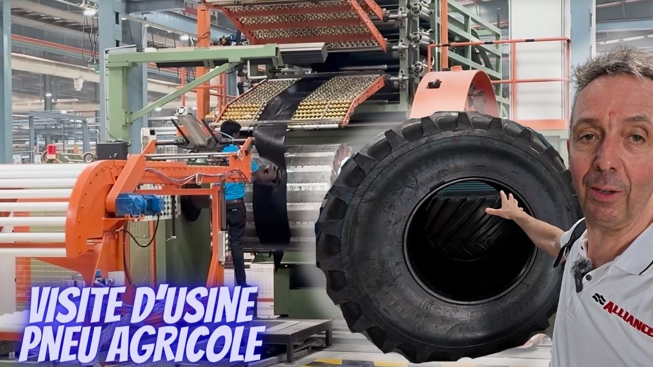 Les coulisses de la fabrication des pneus agricoles🚜 : Voyage au cœur de l'usine Alliance en Inde