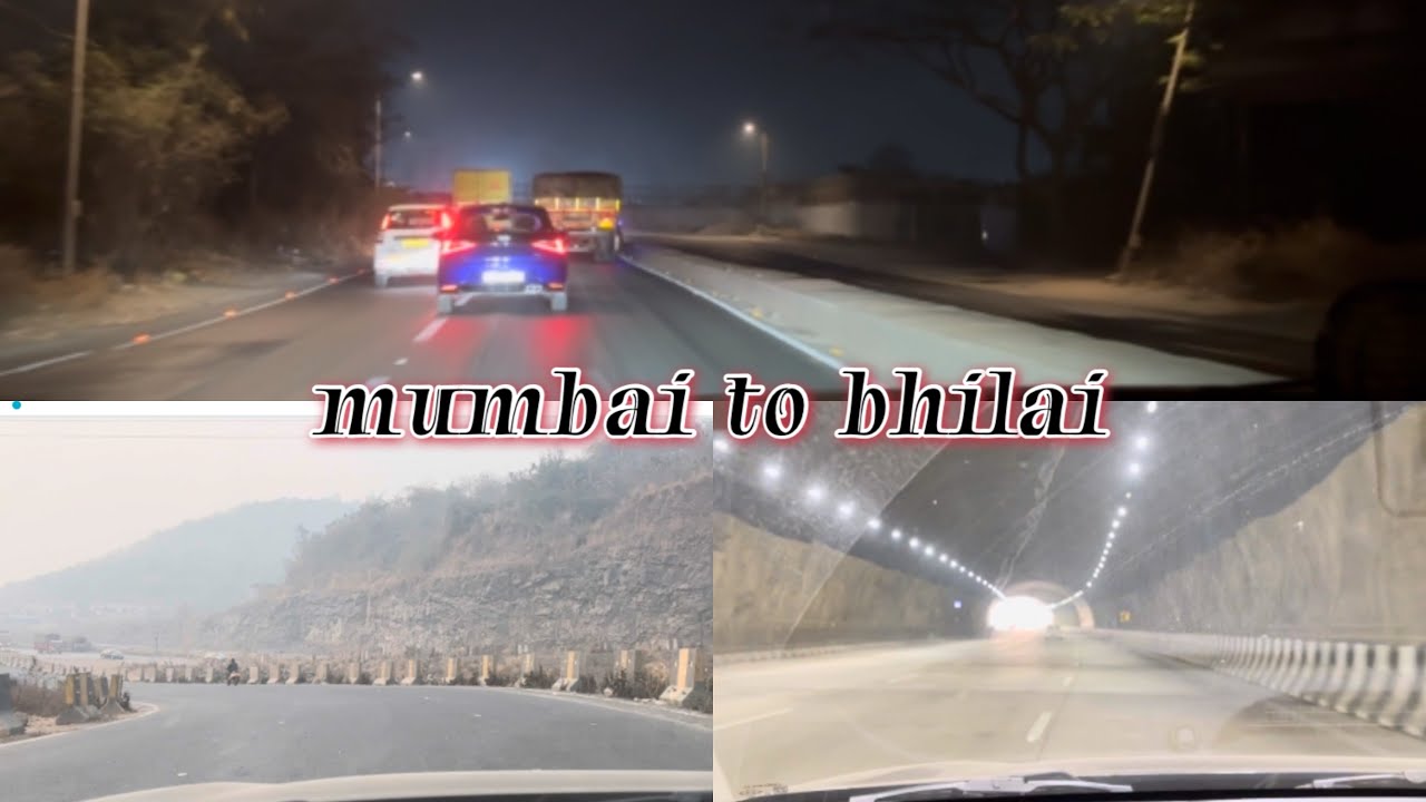 Mumbai to Bhilai by Road 🚗 | Night Highway Journey Vlog