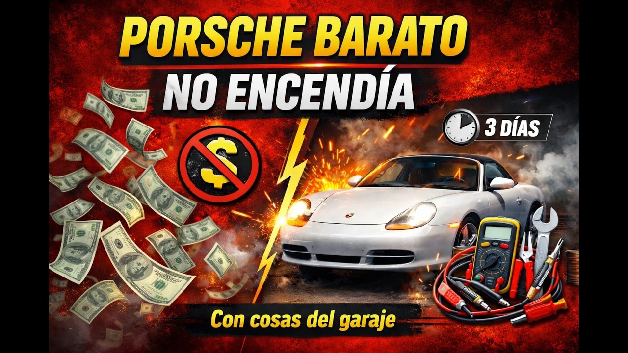 Compre un Porsche MUY BARATO que no encendia... y lo ARREGLE CON COSAS DEL GARAGE!!
