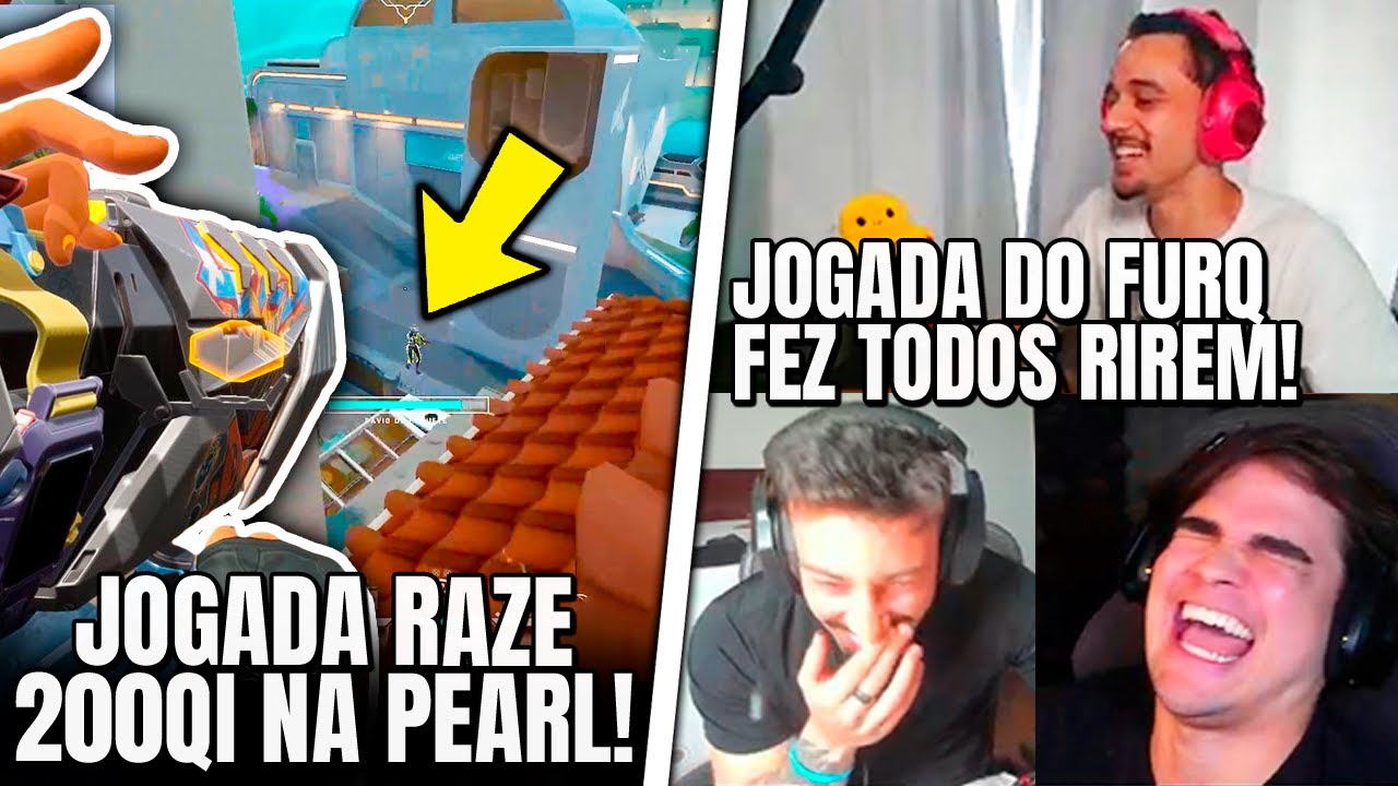 TCK e XAROLA PASSARAM MAL DE RIR COM JOGADA FURQ! MAIN RAZE 200QI - VALORANT CLIPS