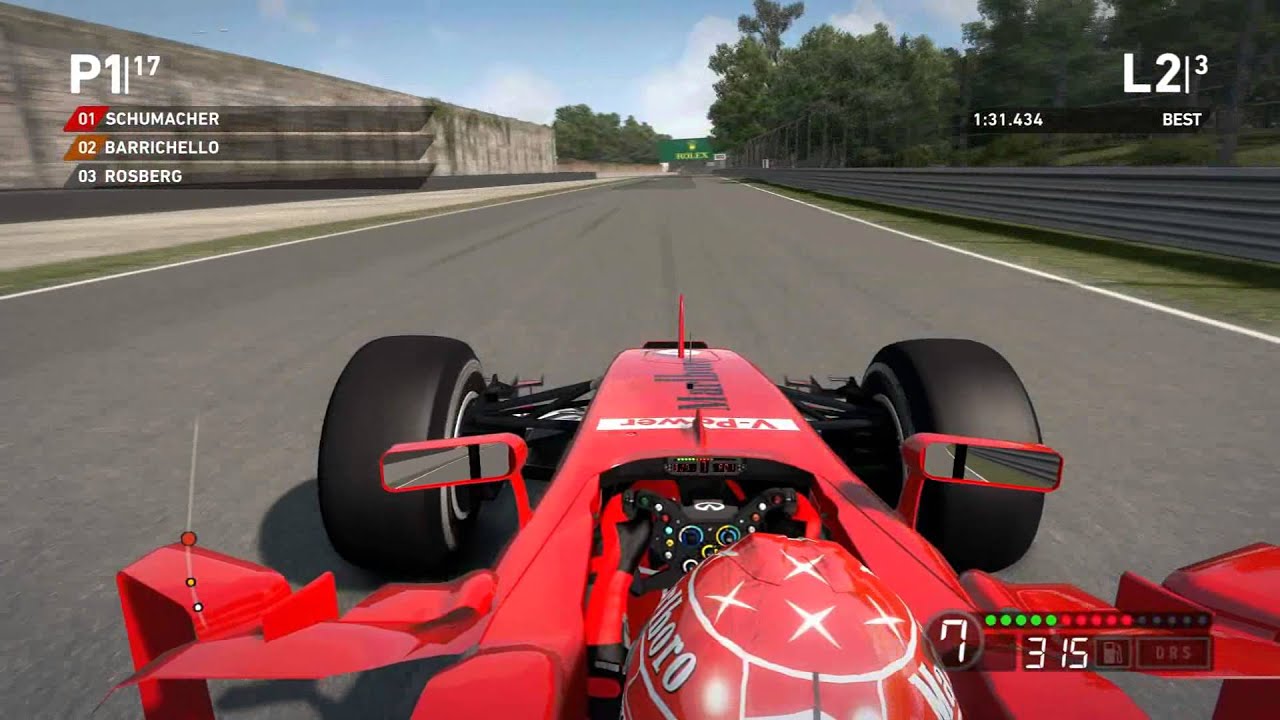 F1 2014 The Game - Michael Schumacher Helmet Skin Showoff