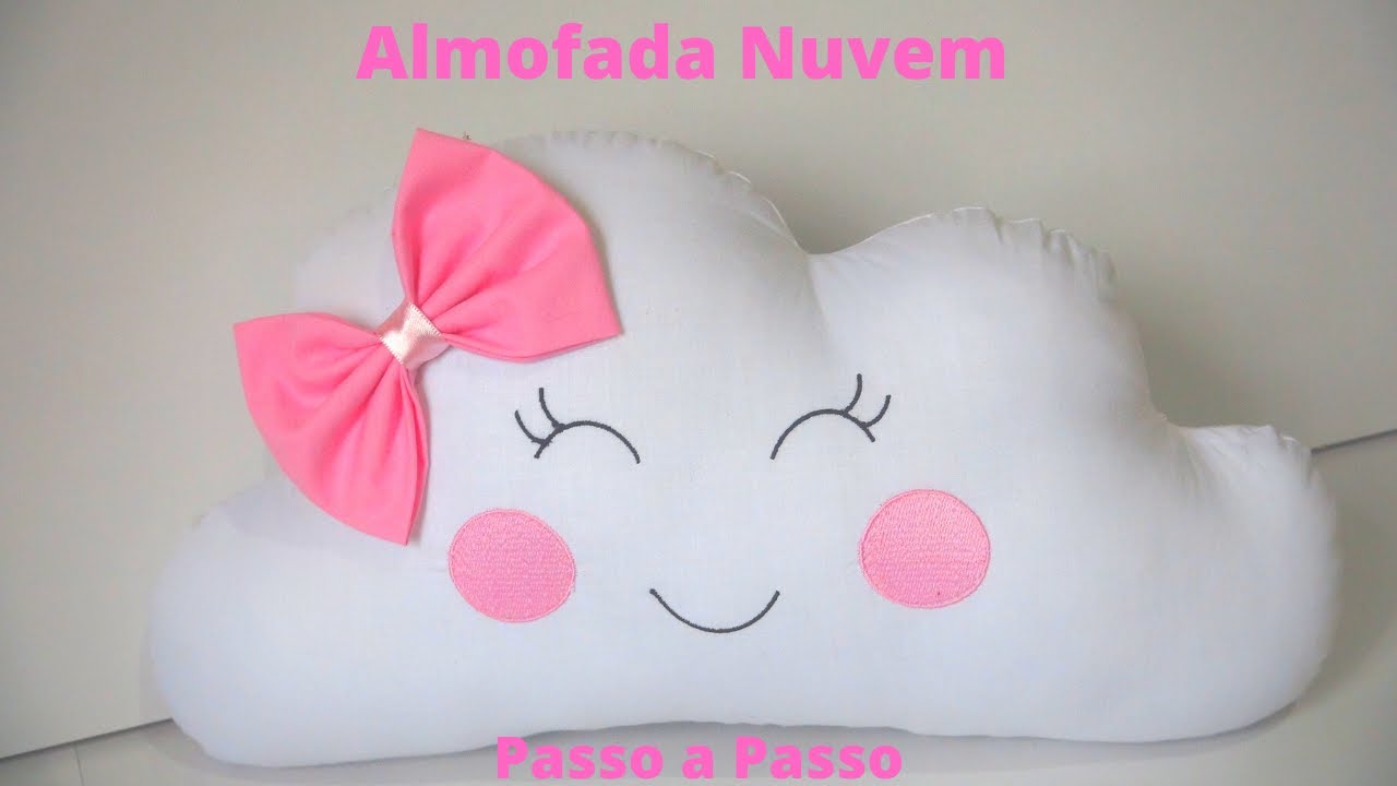 Almofada nuvem DIY