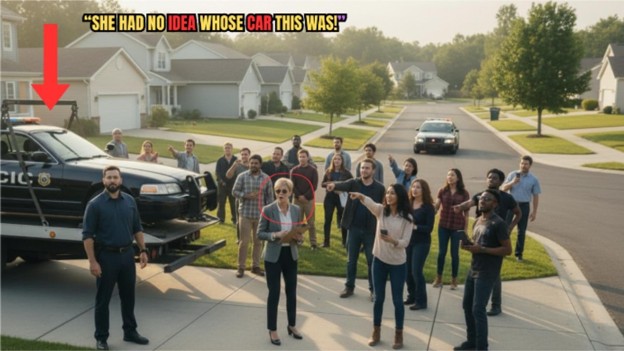 “HOA Karen Towed a Cop’s Car by Mistake… Chaos Erupted!”