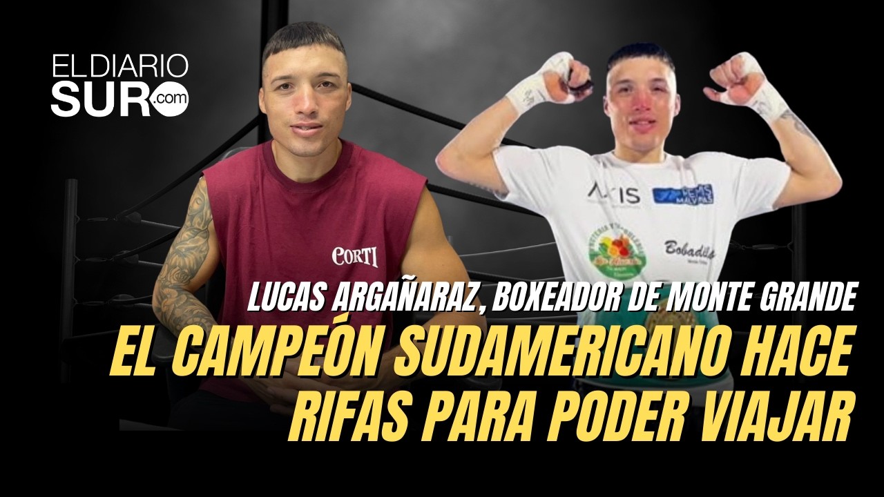 EL CAMPEÓN SUDAMERICANO HACE RIFAS PARA PODER VIAJAR