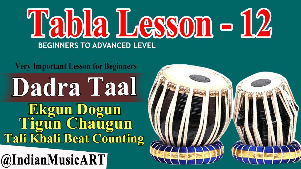 Learn Tabla Lesson - 12 | Dadra Taal in Details | Ekgun Dogun Tigun Chaugun